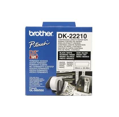 מדבקות למדפסת brother DK-22210